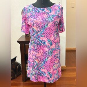 LILLY PULITZER DRESS LONG SLEEVE GIRLS SIZE XL EUC SEE PICS FOR DETAILS
